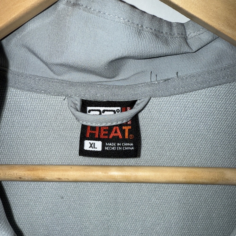 32 Degrees Heat Full Zip Zippered Pocket Vest Gray Men's Size XL - Picture 2 of 4